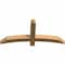 Ekena Millwork Bellingham Timber Gable Bracket, Western Red Cedar, 48"W x 22"H x 3 1/2"D x 3 1/2"F, 11/12 Pitch GBW048X22X0404BEL00SWR - alternate 2